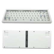 Kit tastiera meccanica personalizzata con retroilluminazione RGB cablata con albero hot swap, Beige, Black Transparent, Green Transparent, Purple Transparent
