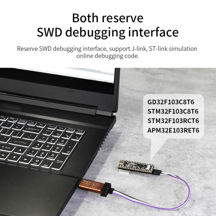 Scheda sviluppo STM32F103RCT6 con schermo TFT 0.96"