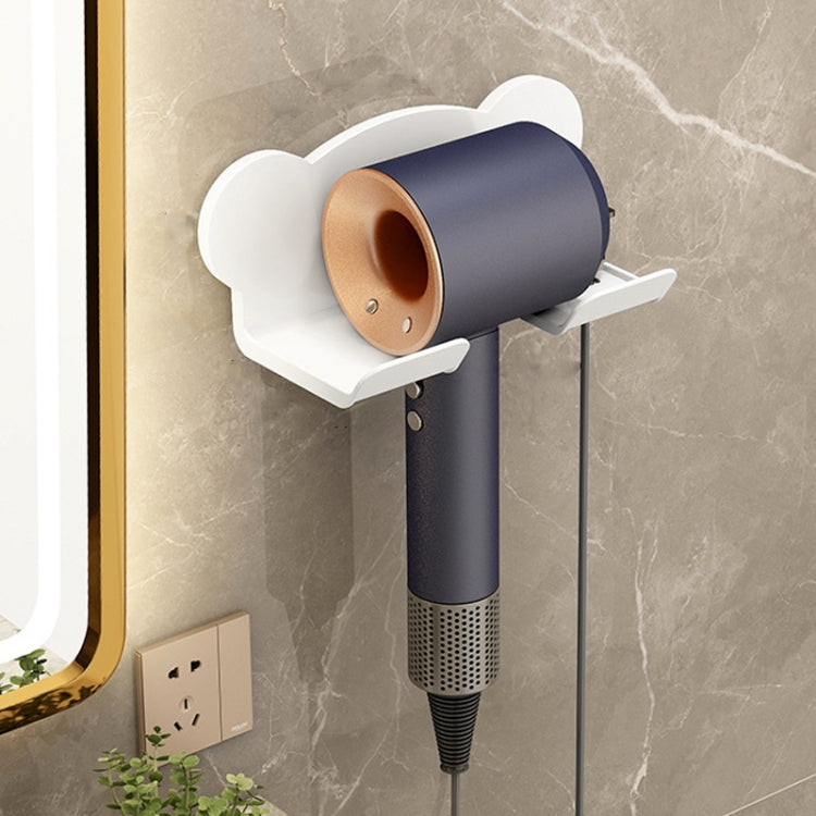 Per Dyson Asciugacapelli Supporto da parete per bagno Scaffale portaoggetti, Simple White, Simple  Black, Simple  Gray, Upgrade White, Upgrade Black, Upgrade Gray