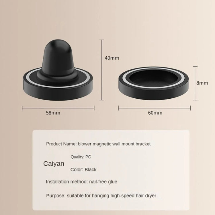 Gancio portaoggetti magnetico per asciugacapelli Dyson
