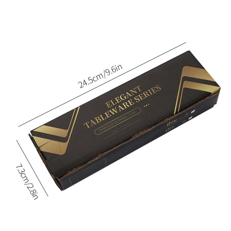 Coltello e forchetta in acciaio inossidabile placcato in oro con scatola da 16 pezzi / set Posate occidentali, Stainless Steel Color, Gold, Rose Gold, Colorful, Black