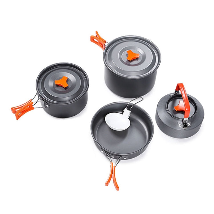 Hewolf HW-K1779 4-5 persone fornello da esterno in alluminio portatile set da campeggio, HW-K1779