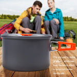 Hewolf HW-K1779 4-5 persone fornello da esterno in alluminio portatile set da campeggio, HW-K1779