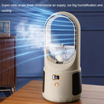 Ventilatore da tavolo senza lama USB con display LED