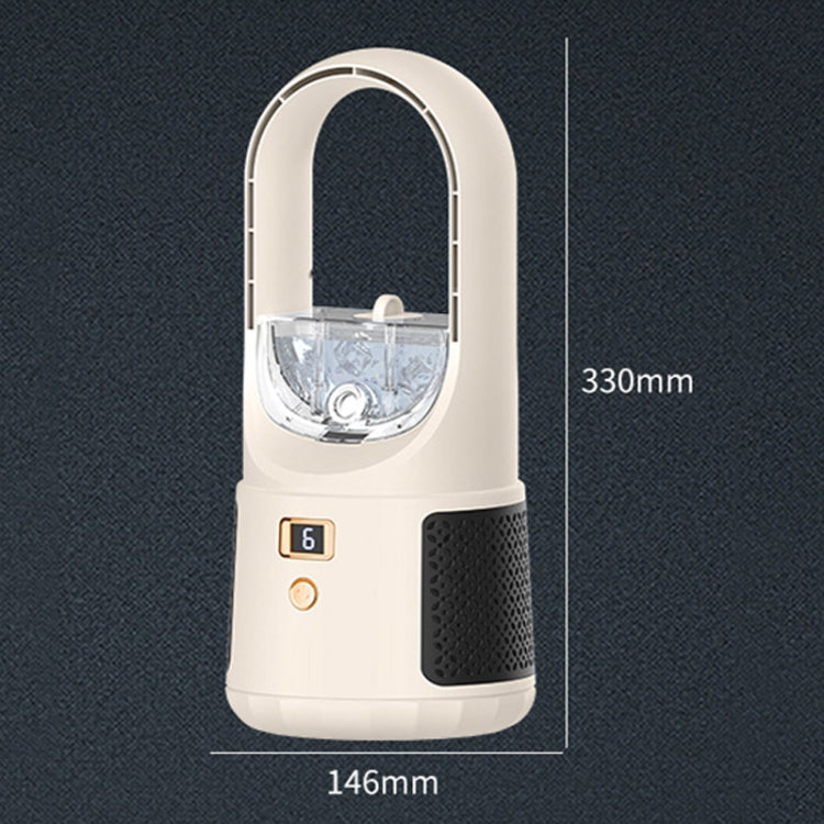 Ventilatore da tavolo senza lama USB con display LED