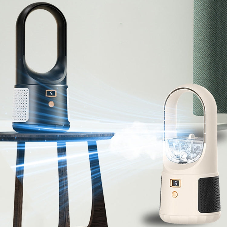 Ventilatore da tavolo senza lama USB con display LED