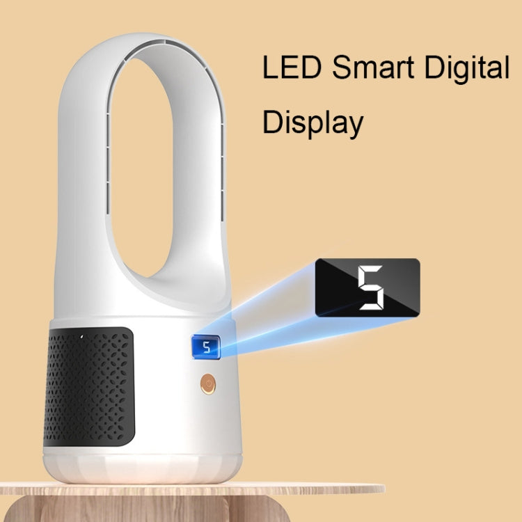 Ventilatore da tavolo senza lama USB con display LED