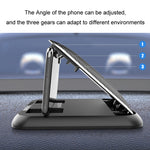 Supporto per cellulare da auto Supporto per cruscotto in silicone con motivo in fibra di carbonio