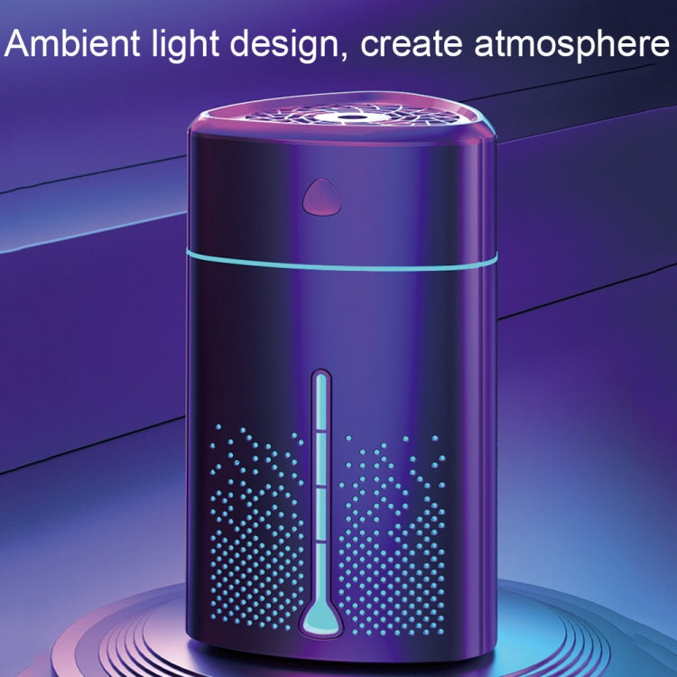 Atomizzatore per luce notturna per uso domestico con umidificatore purificante agli ioni d'argento plug-in USB silenzioso, Electroplated White, Electroplated Green, White, Green, Duck