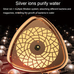 Atomizzatore per luce notturna per uso domestico con umidificatore purificante agli ioni d'argento plug-in USB silenzioso, Electroplated White, Electroplated Green, White, Green, Duck