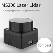 Yahboom Lidar ROS2 Robot SLAM Mappatura Navigazione Distanza TOF, MS200