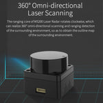 Yahboom Lidar ROS2 Robot SLAM Mappatura TOF MS200