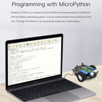 Kit sviluppo auto smart Python per Raspberry Pi Pico