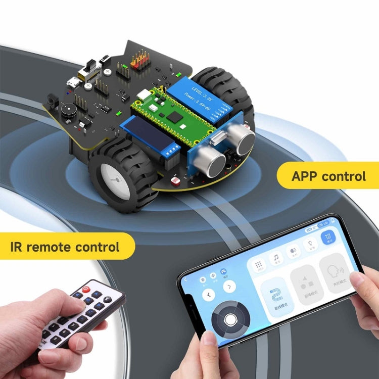 Kit sviluppo auto smart Python per Raspberry Pi Pico