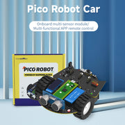 Yahboom Python Programming Smart Car Development Board Kit per Raspberry Pi Pico, Pico Robot