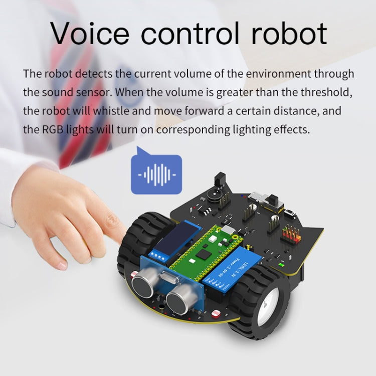 Kit sviluppo auto smart Python per Raspberry Pi Pico