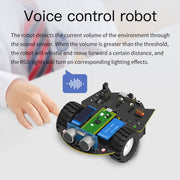 Yahboom Python Programming Smart Car Development Board Kit per Raspberry Pi Pico, Pico Robot