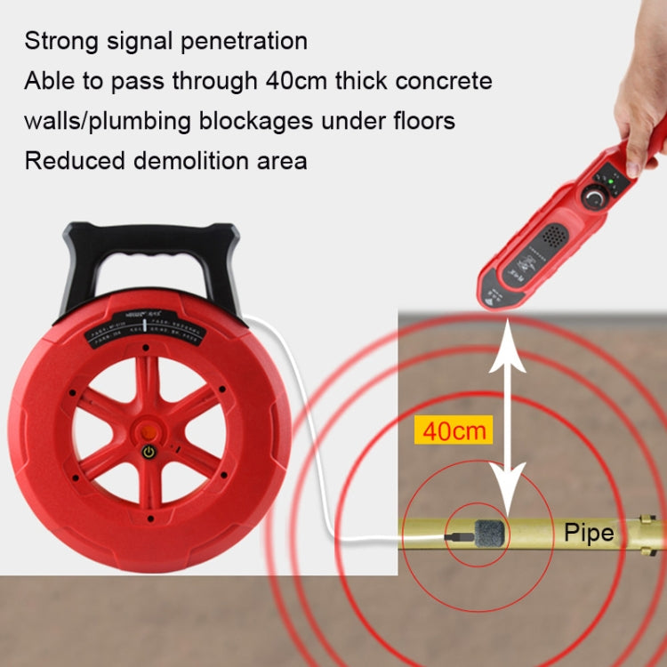 Rilevatore intasamento tubi ferro PVC cemento acciaio