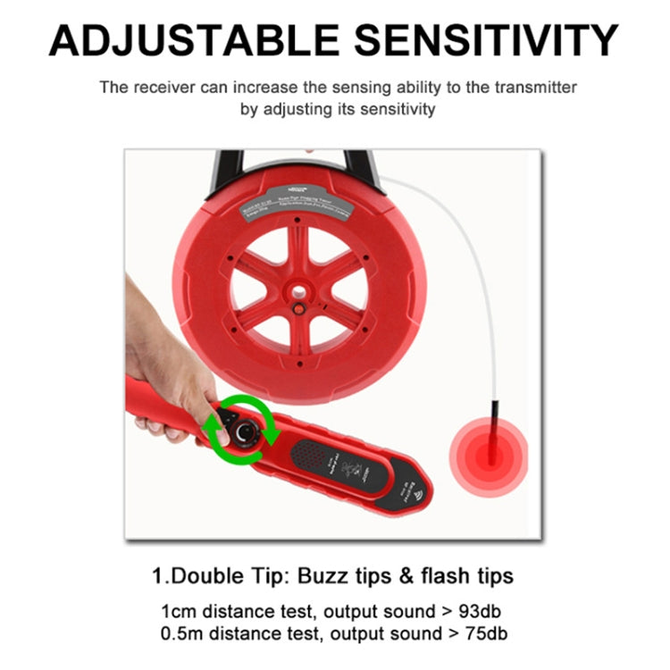 Rilevatore intasamento tubi ferro PVC cemento acciaio