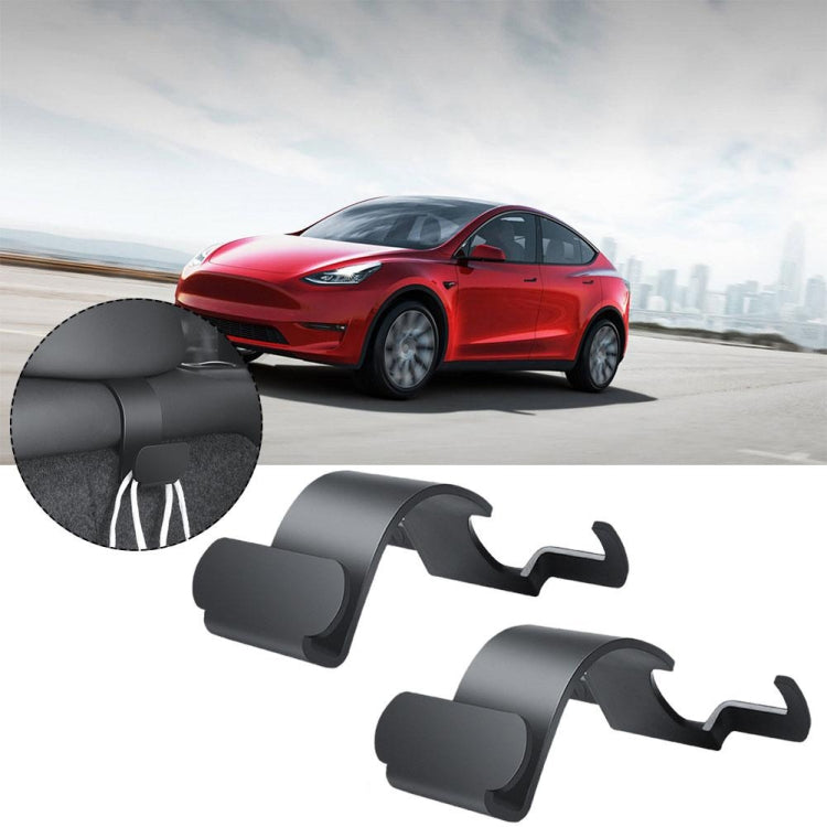 Per Tesla Model Y 2 pezzi Gancio portabagagli posteriore Borsa portaombrelli, 1pair