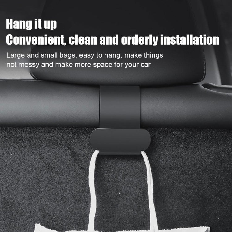 Per Tesla Model Y 2 pezzi Gancio portabagagli posteriore Borsa portaombrelli, 1pair