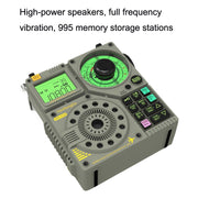 HanRongda HRD-A320 Radio Bluetooth Multibanda con Torcia