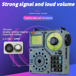 Radio Bluetooth Multibanda HanRongda HRD-A320 con Torcia