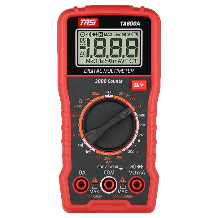 Misuratore digitale universale TASI TA800A 600V 10A