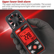 Misuratore di velocità del vento portatile del tester del volume del vento dello strumento di velocità del vento ad alta precisione, TASI TA641A, TASI TA641B