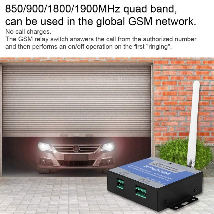 Modulo apriporta remoto 3G GSM RTU5024 con relè