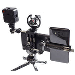 XILETU XJ-8 Clip per telefono cellulare con treppiede per fotocamera in lega di alluminio