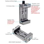XILETU XJ-8 Clip per telefono cellulare con treppiede per fotocamera in lega di alluminio