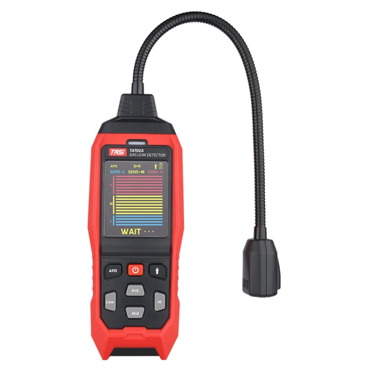Rilevatore di gas Cumbelo Strumento portatile per il test del gas Detective per la scoperta del gas naturale, TASI TA702A Simulation Bar Display, TASI TA702B Simulation Bar+Digital Display
