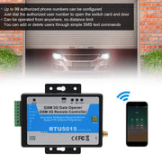 RTU5015 Versione 3G/GSM Interruttore relè telecomando per telefono cellulare apriporta, RTU5015 3G
