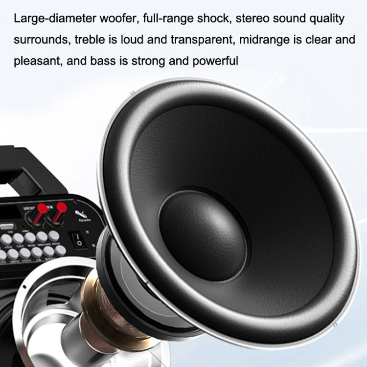 HanRongda HRD-787 Scheda Bluetooth portatile a banda intera ad alte prestazioni Radio di illuminazione a LED di avviso SOS, HRD-787