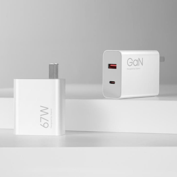 Xiaomi 67W GaN 1C + 1A Caricatore rapido intelligente a doppia porta, spina americana, MDY-14