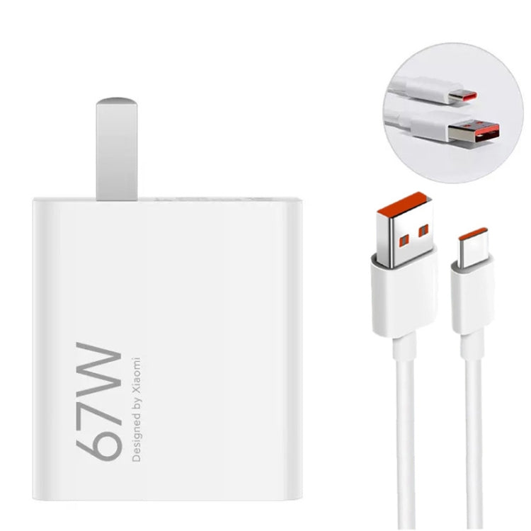 Caricabatterie rapido Xiaomi MDY-12-EF 67W USB