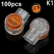 100pcs Cavo di rete Linea telefonica Connettore Terminali di cablaggio impermeabili a prova di umidità, K1, K2, K3
