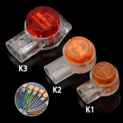 100pcs Cavo di rete Linea telefonica Connettore Terminali di cablaggio impermeabili a prova di umidità, K1, K2, K3