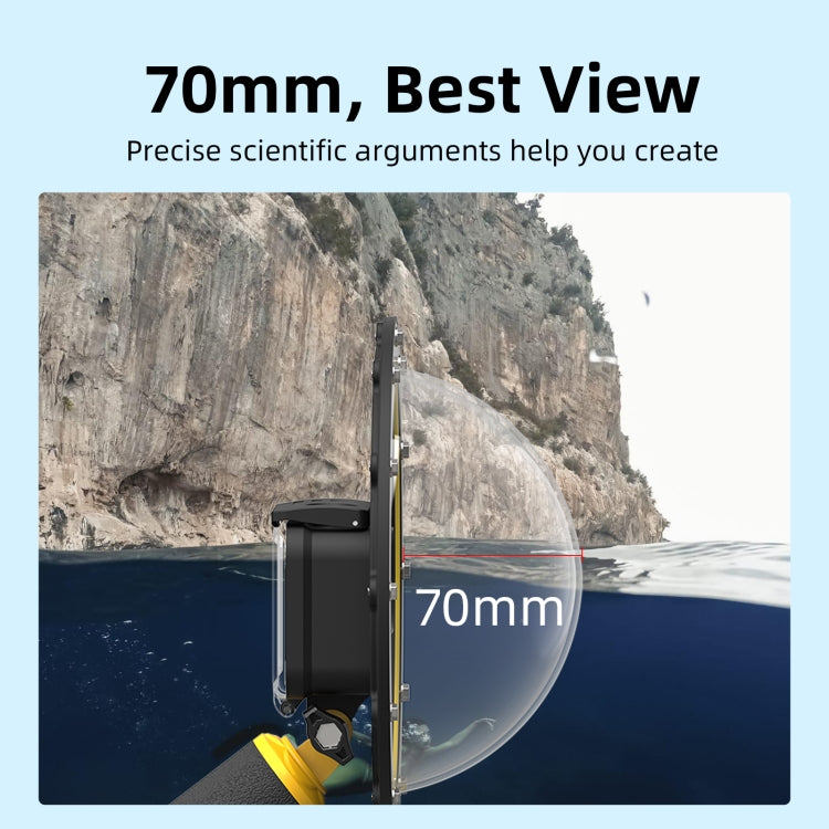 Custodia impermeabile TELESIN 30M per GoPro Hero9/10/11 Black