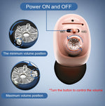 Apparecchi acustici CIC Amplificatore audio per apparecchi acustici wireless invisibile ricaricabile