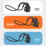 In-Ear Impermeabile Conduzione Ossea Auricolare Ricarica Magnetica Nuoto Sport Auricolare Bluetooth, AS9 Grey, AS9 Orange, AS9 Blue