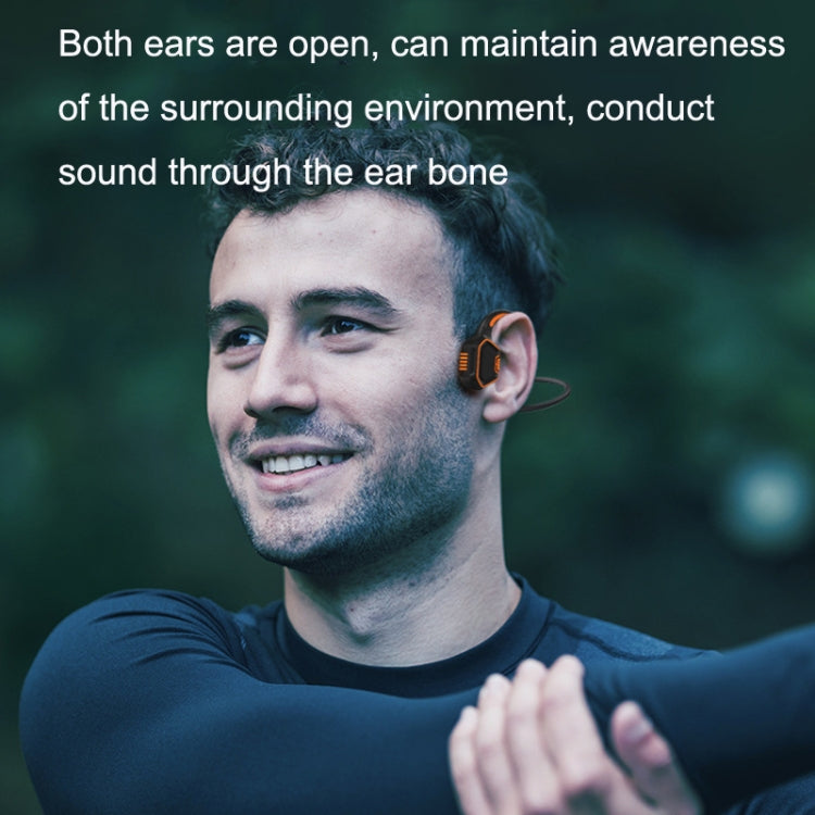 In-Ear Impermeabile Conduzione Ossea Auricolare Ricarica Magnetica Nuoto Sport Auricolare Bluetooth, AS9 Grey, AS9 Orange, AS9 Blue
