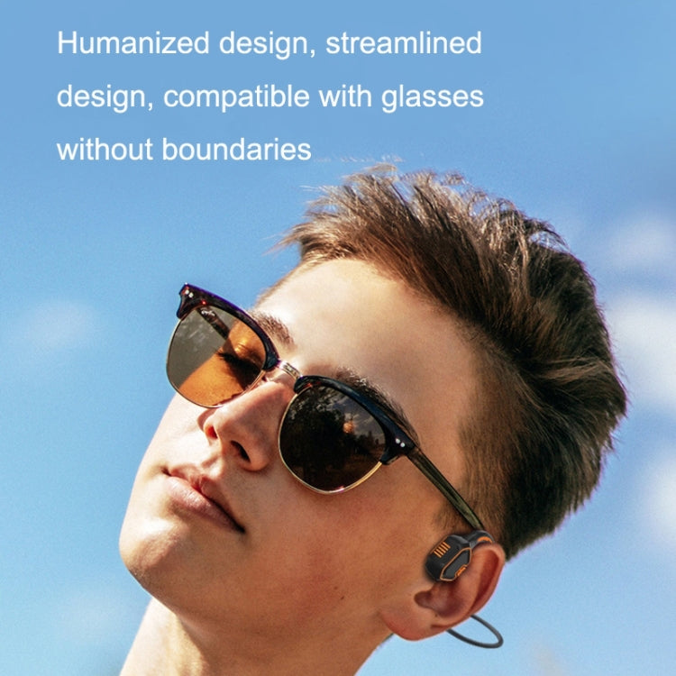 In-Ear Impermeabile Conduzione Ossea Auricolare Ricarica Magnetica Nuoto Sport Auricolare Bluetooth, AS9 Grey, AS9 Orange, AS9 Blue