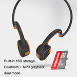 In-Ear Impermeabile Conduzione Ossea Auricolare Ricarica Magnetica Nuoto Sport Auricolare Bluetooth, AS9 Grey, AS9 Orange, AS9 Blue