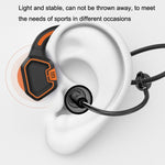 In-Ear Impermeabile Conduzione Ossea Auricolare Ricarica Magnetica Nuoto Sport Auricolare Bluetooth, AS9 Grey, AS9 Orange, AS9 Blue