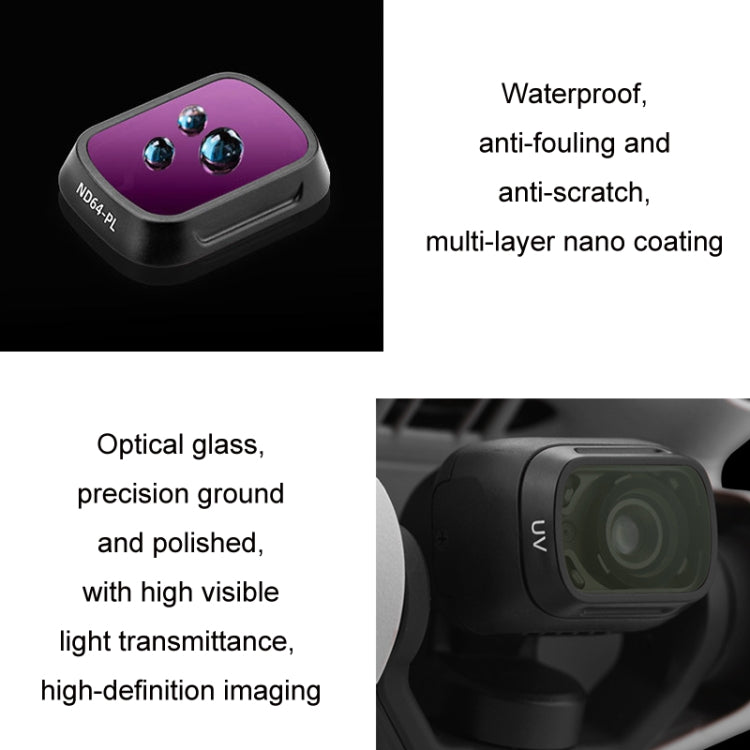 Filtro in vetro ND-PL per DJI Mini 3 e Mini 3 Pro