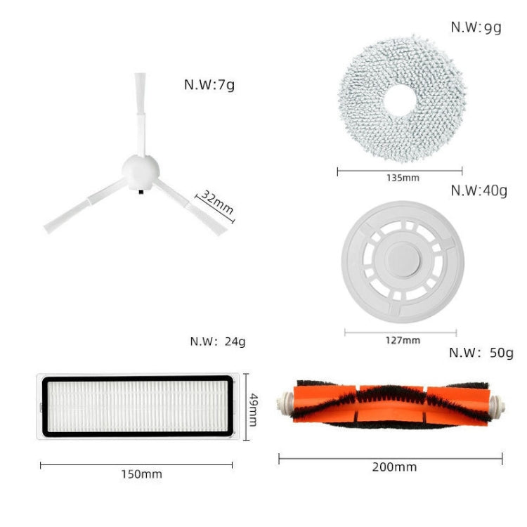Kit ricambi aspirapolvere Xiaomi Dreame S10 S10 Pro X10