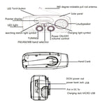 Radio portatile solare HanRongda HRD-902 per emergenze