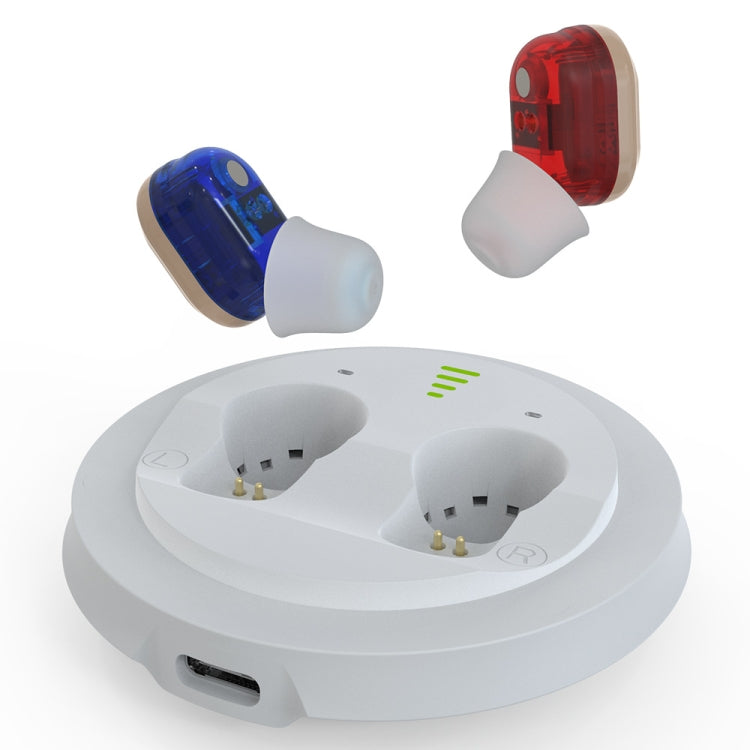 Amplificatore suono invisibile ricaricabile USB mini in-ear